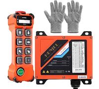 2 Doble Velocidad 8 canales 220V 380V grúa industrial inalámbrica de radio de control remoto para polipasto eléctrico de cadena puente grúa viajera volquete remolque camión transmisor y receptor