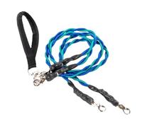 2 Dog Rope - Outdoor Double Elastic Leash Pet Training Tool | 360 Degree Swivel Elastic Pet Supplies | Two Large Dog Leads for Training for Puppy Small Large Breed Walking Running Camping