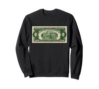 2 Dollar Thomas Jefferson Bill - Monticello Ilustración Sudadera