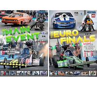 2 DVDs - Evento principal de Santa Pod 2019 y finales de la Eurocopa 2019 - FIA y FIM International Drag Racing