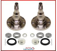 2 Eje + Trasero Juego de Cojinete Rueda Para Freno Tambor Audi 80 Passat Golf