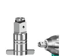 2 ejes de llave sin escobillas de 18 V, adaptador de cambio rápido de doble uso con rodamiento de bolas de resorte, para taladro de impacto en reparación de fontanería
