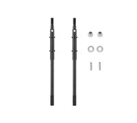 2 Ejes de transmisión CVD traseros de acero para SCX10 II 90046 1/10 RC