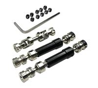 ＡＷＨＡＯ 2 Ejes de Transmisión, Ejes Delantero Y Trasero, Piezas de Eje, Aleación de Acero Y Aluminio, Eje de Transmisión Central CVD de Metal para Coche RC, Negro
