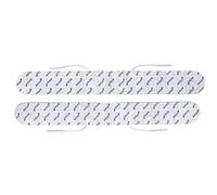 2 electrodos Largos para la Espalda y Columna axion® | Parches de Recambio para electroestimulador TENS Reutilizables y autoadhesivos con Conector Pin de 2 mm