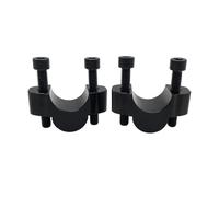 2 Elevadores De Manillar Motocicleta Que Aumentan La Altura Del 20 Mm Elevador Riser(Black)