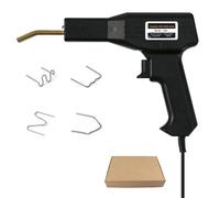 2 em 1 soldagem de plástico Pistola Per Saldatura In Plastica Per, Kit Di Strumenti Per La Riparazione Di Saldature A Fusione Termica, Macchina Per Piantare Chiodi In Plastica(Black)