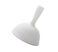 2 Embudo de silicona con resistente a derrames, White | Uso multiusos para cocinar y hornear: fácil almacenamiento compacto y apto para lavavajillas