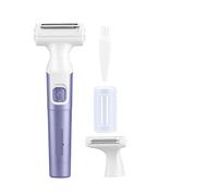 2 en 1 afeitadora eléctrica Unisex Beard Trimmer Women Epilator Lady Shaver Brazo de pierna Removedor de pelo afeitado Razor Impermeable