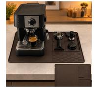 2-En-1 Alfombrilla Café para Outin Nano 2023-2026, Antideslizante Alfombrilla Encimera Estación Silicona Drenaje Alfombrilla,Brown
