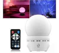 2 en 1 Ambient Light & Northlight Proyector Lámpara, Mando a distancia, Controlado por música, RGB Luz de ambiente y luz nocturna para dormitorio, streaming, fiesta, sala de juegos