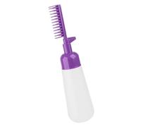 2 en 1 aplicador de peine de raíz, botella de tinte para el cabello con aceite para el cabello raíz