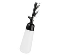 2 en 1 aplicador de peine de raíz, botella de tinte para el cabello con aceite para el cabello raíz