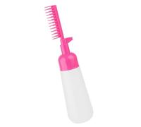 2 en 1 aplicador de peine de raíz, botella de tinte para el cabello con aceite para el cabello raíz