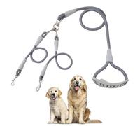 2 en 1 Correa de Tracción Sin Enredos - Doble y Ajustable para Perros Medianos y Pequeños - Ideal para 1 o 2 Mascotas