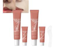 2 en 1 cremas de depilación facial suaves con crema calmante, crema de depilación suave e indolora, crema depilatoria de acción rápida, kit trilogía de depilación (2 unidades)