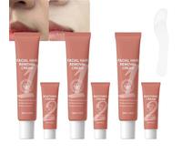 2 en 1 cremas de depilación facial suaves con crema calmante, crema de depilación suave e indolora, crema depilatoria de acción rápida, kit trilogía de depilación (3 unidades)