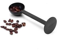 2 en 1 Cuchara 10G Polvo de café de Plástico Cuchara de medición Inviolable Utensilio NegroOperación Fácil