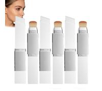 2 en 1 de color cambiante para base de maquillaje, corrector natural, ligero, hidratante, mate, base de maquillaje y corrector, color crema resistente al agua de larga duración (3 unidades)