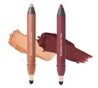 2 en 1 delineador de ojos herramienta de sombra de ojos y barra de sombra de ojos de varios colores para principiantes, profesionales principiantes