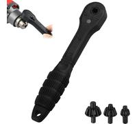 2 en 1 Drill Chuck Ratchet Tensor de trinquete, 2 en 1 Llave de trinquete, herramienta de sujeción intercambiable, tensor de cambio compatible con taladros eléctricos (1 unidad)