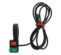 2 en 1 Interruptor de manillar de motocicleta Interruptor de la bocina inversa del revés multifuncional para el scooter 1.5 m cable