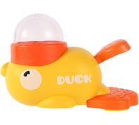 2 en 1 juguete de inteligencia y dispensador de golosinas para perros - Divertido dispensador de alimentos para patos con botón, juguete interactivo para perros para ralentizar la ingesta de alimentos