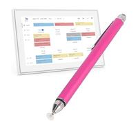 2 en 1 Lápiz óptico para Pantalla Táctil del Calendario Digital, Lápiz óptico Capacitivo de Alta Sensibilidad con 2 Consejos, Lápiz-Digital para Pantallas Inteligentes de (Rosa roja)