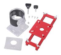 2 en 1 - Localizadores de perforación de apertura de cierre invisible para carpintería, soporte de ranurado para gabinete, tablero lateral, fijación de agujeros laterales, juego de cierres invisibles