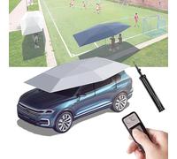 2 en 1 paraguas de la cochera del automóvil, toldo plegable del control remoto con la batería extraíble, refugio portátil a prueba de viento al aire libre para los coches que acampan protección de la