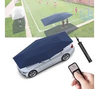 2 en 1 paraguas de la cochera del automóvil, toldo plegable del control remoto con la batería extraíble, refugio portátil a prueba de viento al aire libre para los coches que acampan protección de la