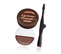 2 en 1 Pasta para Cejas Con Pincel Bicolor Pomada De Cejas Crema De Estilismo Para Cejas Densidad Y Aspecto Natural