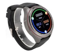2 en 1 Reloj, Reproducción de Música Llame a Múltiples Deportes Modi de Gran Memoria Smartwatch y Earphones 360x360 Resolución para Caminar (Black)
