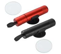 2 en 1 Rompe Cristales y Cinturones，2 Martillo de Seguridad para Coche，Viene con Soporte，Martillo de Emergencia Coche，Aplicable a Herramienta de Rescate de Emergencia Esencial para Coches y autobuses