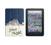 2 en 1 Set para amazonas Kindle Fire 7 12. Gen. 2022 7 Pulgadas Funda