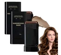 2 en 1 Tinte Instantáneo con Peine para Cabello, Peine de Tintura Capilar temporal, Stick De Tinte Capilar Impermeable, Lápiz de Tintura para el Cabello,2 Piezas (Café)