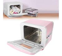 2 en 1 Toalla Cálido Gabinete ＆ UV Herramienta Esterilizador Desinfección 8L Mini Calor Máquina con Desmontable Bandeja para Casa Belleza Salón Uñas SPA Masaje