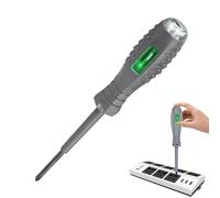 2 en 1 voltaje Tester Screwdriver Set | Alloy Steel 16,8 x 2,6 cm High Torque Magnetic Electric Circuit Tester Pen no Contact Detector Neon Indicador Electrical Screwdriver Tool Kit For Home Repair