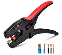 2 en 1Pelador de Cables Automático, Pela Cables de Electricidad, Pelacables Electricista Profesional con Mordazas Autoajustables, Liviana y Portátil, para Cables, Alambre, Fibra(0.03-10.0 mm²)