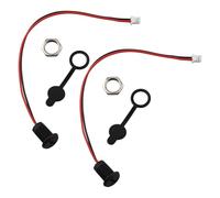 2 enchufes de carga impermeables con placa de bloqueo de tuerca PH2.0, conector hembra de 2.5 A 3.5 V para aplicaciones de alta corriente, con opciones de terminal 2P/4P/5P