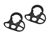 2 Enganches Metálicos Tipo D para Correa de Réplicas Airsoft Compatible con M4 y AR15, Soporte para Tubo de Culata Ajustable, Negro, 55mm