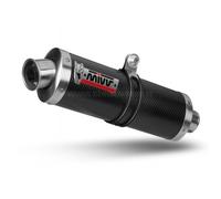 2 Escape Silenciador Kat MIVV Oval Carbono Suzuki Dl V-Strom 1000 2002 > 2013