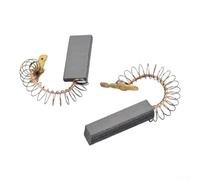 2 escobillas de carbón de 5 x 12,5 x 36 mm para piezas de motor de lavadora Bosch, diseño grueso ampliado para una vida útil más larga y fácil limpieza, gris oscuro