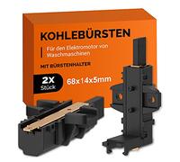 2 escobillas de carbón para motor 405505048/0 4055050480 con soporte AMP adecuado para lavadora 379441100-3/3794411003 Welling Motor