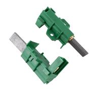 2 escobillas de carbón verdes para lavadora, compatibles con Beko, Blomberg, Candy, Hoover y Smeg L24MF7. Escobillas de carbón verdes para lavadoras WMB, WMD y WTV