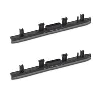 2 escobillas de goma rectas resistentes al aceite, compatibles con la limpiadora Karcher BR 30/4C.