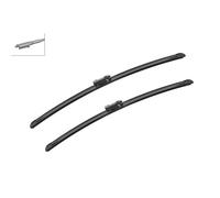 2 escobillas limpiaparabrisas delanteras Bosch Aerotwin para Cadillac BLS Saa...