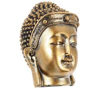 2 esculturas de cabeza de Buda de resina, estilo zen, para oficina y dormitorio