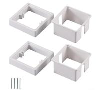 2 espaciadores de enchufe con junta auxiliar para ajustes efectivos de configuración eléctrica (20 mm)