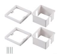 2 espaciadores de enchufe para enchufes eléctricos con junta auxiliar esencial para uso doméstico o comercial (10 mm)